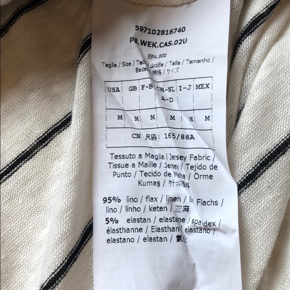 SOLD! Weekend Max Mara NWT Calipso linen top 🤩 - Picture 6 of 6